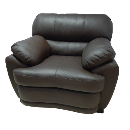 SALA LOMA ALTA MOD. ESPAÑA PIEL DARK BROWN 3-2-1