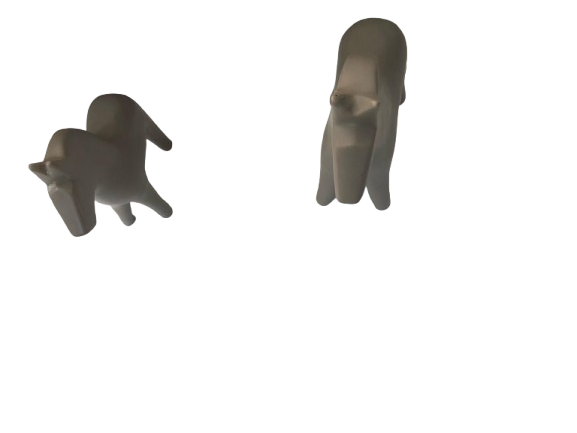 Artículo Decorativo Gemma - Caballo Nube (Juego de 2 Piezas)