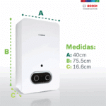 CALENTADOR DE PASO  MOD.CONFORT 13 II  NAT.