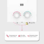 CALENTADOR DE PASO MOD. RHECHN06N NAT. 6 LTS