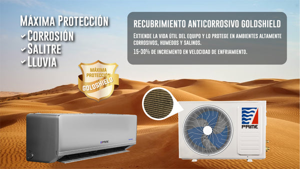 MINISPLIT PRIME 1 TONELADA INVERTER SEER 22 WIFI 220V MOD. CMPRN/EMPRN122-U3