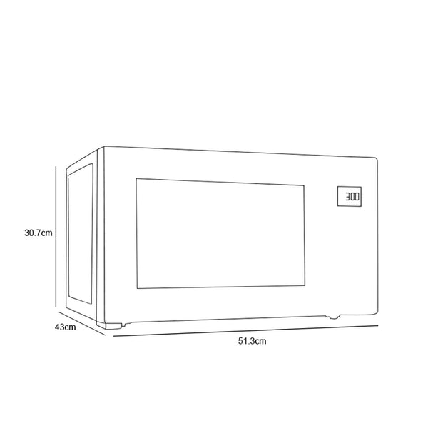 HORNO DE MICROONDAS MOD.HMM111SEJ 1.1 ESPEJO
