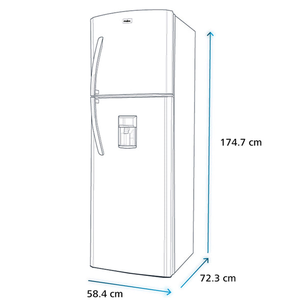 REFRIGERADOR MOD.RMA-300 FJMRQ SILV. 11 PIES