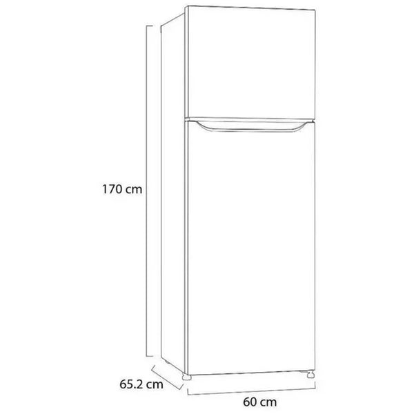 REFRIGERADOR MOD. WRT-1100WATGD 11 PIES DARK GREY C/ DESP