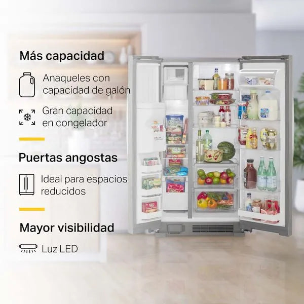 REFRIGERADOR WHIRPOOL MOD. WD5620S 25 PIES
