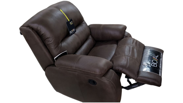 SILLON RECLINABLE MOD. GOLF GAMUZA PLUS CHOCOLATE REPOSED