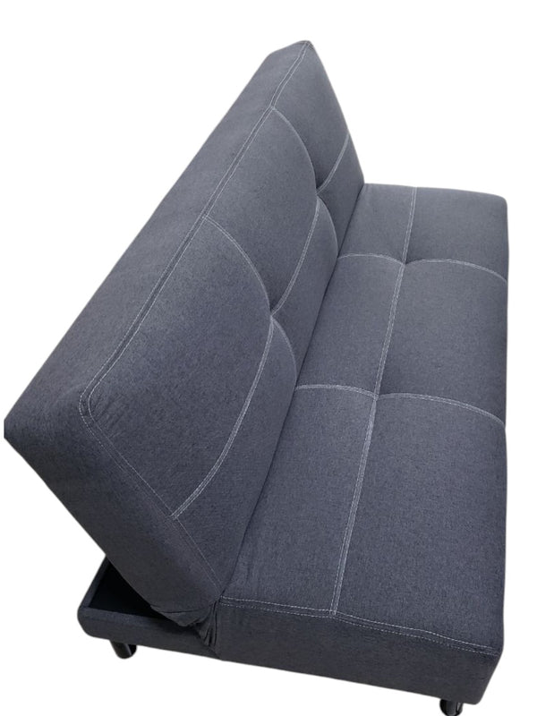 SOFA CAMA MUEBLES IBARRA MOD. LIZZY LINO VIGO GRIS