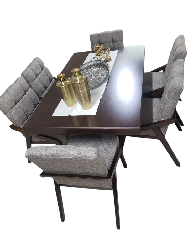 ANTECOMEDOR MUDESA MOD. VALENCIA 6/S NOGAL T/OREO