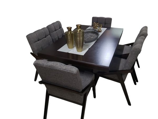 ANTECOMEDOR MUDESA MOD. VALENCIA 6/S NOGAL T/OREO