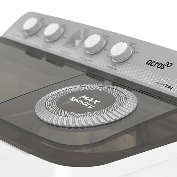 Lavadora Dos Tinas 16 Kg Blanca Acros ALD1645JE