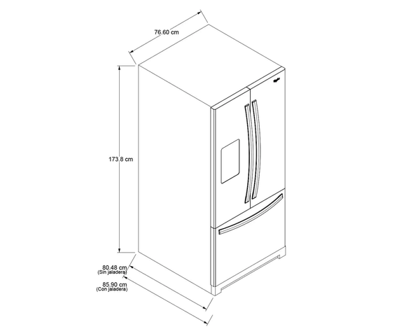 REFRIGERADOR MOD. MWRF220SEHM 20
