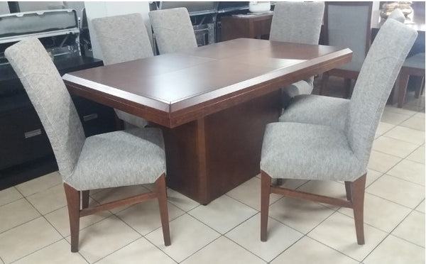 Antecomedor 6 Sillas color Tabaco