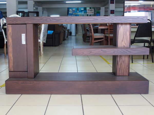 CREDENZA MUEBLES CHIDELI MOD. PORTA TV. GINN CHOCOLATE/ENCINO