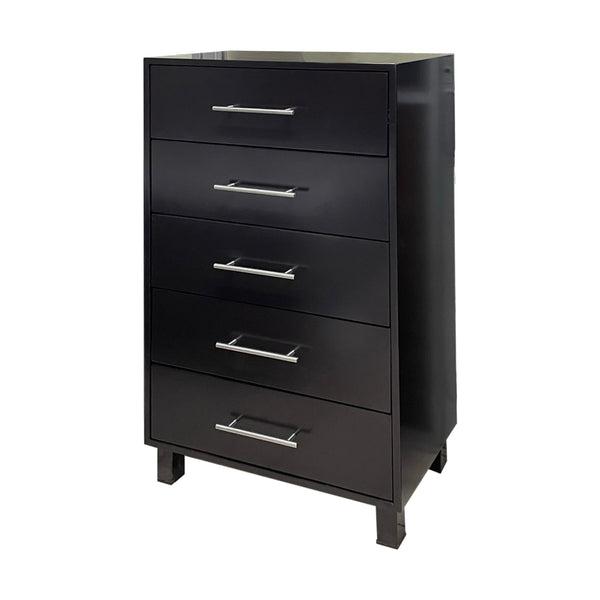 Cómoda Ventanas y Cristales - 5 Cajones Chocolate