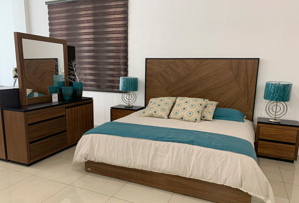 Recámara Silvana King Size Nogal Natural