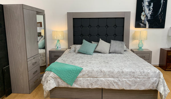 Recámara Antonelli King Size Ash (Asgard Oxford)