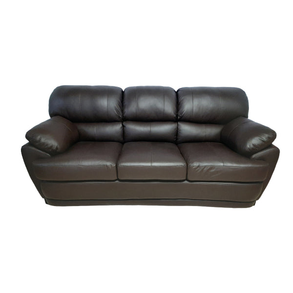 SALA LOMA ALTA MOD. ESPAÑA PIEL DARK BROWN 3-2-1