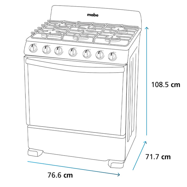 Estufa de Piso Mabe EM7620BAIS2 30