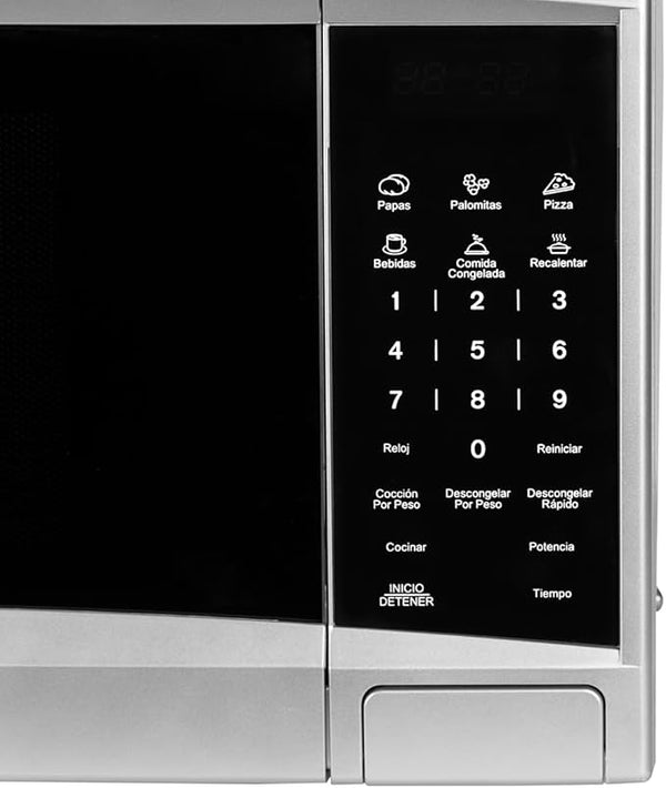 HORNO DE MICROONDAS MOD. AMP11GS 1.1 P3 SILVER ESPEJO