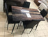 ANTECOMEDOR MOD. TOYO 4 SILLAS CRISTAL