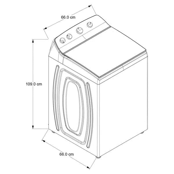 LAVADORA MOD. 8MWTW2654WRM 26K