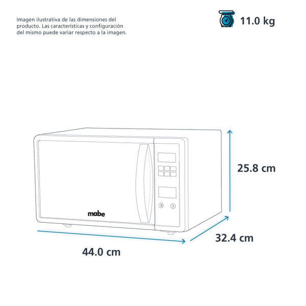 MICROONDAS MABE HMM-70SEJ  0.7 PIES