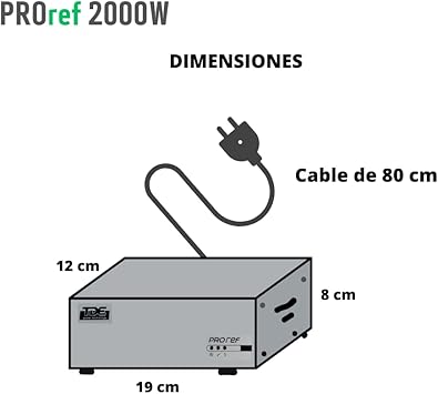 REGULADOR TDE POWER MOD. T1695 PRO REF 2000VA