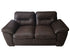 SALA BOAL MOD. CHARM GAMUZA PLUS CHOCOLATE 3-2