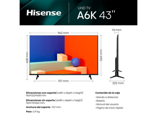 Televisor Hisense 43